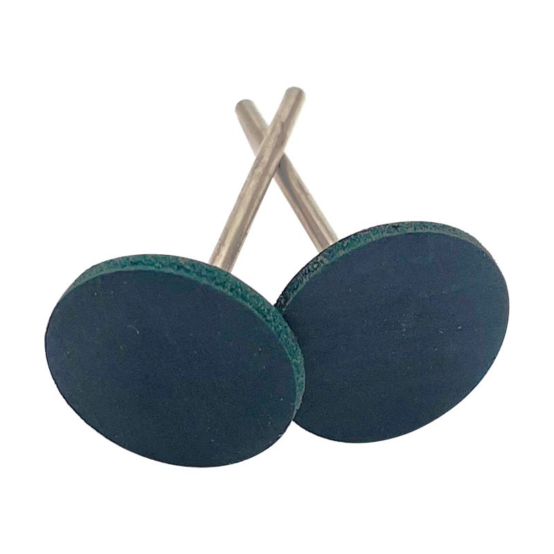 廠家供應牙科技工材料綠膠輪帶柄拋光膠片廠用